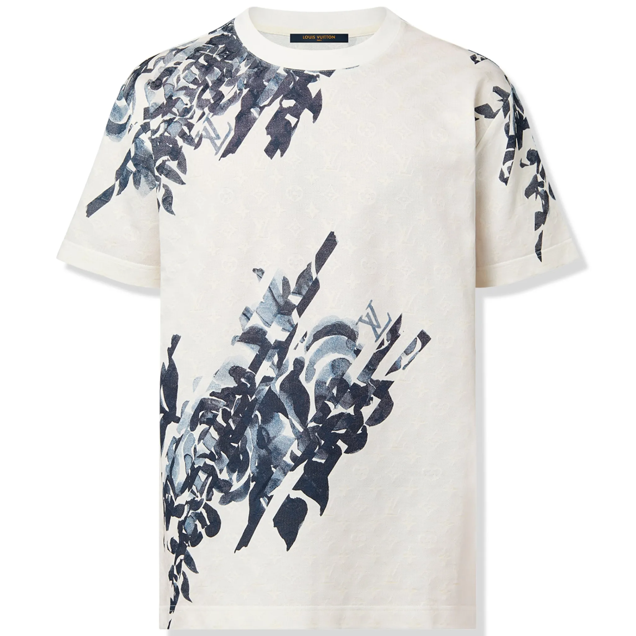 Louis Vuitton Monogram Cotton Piqué White T Shirt< T-shirts