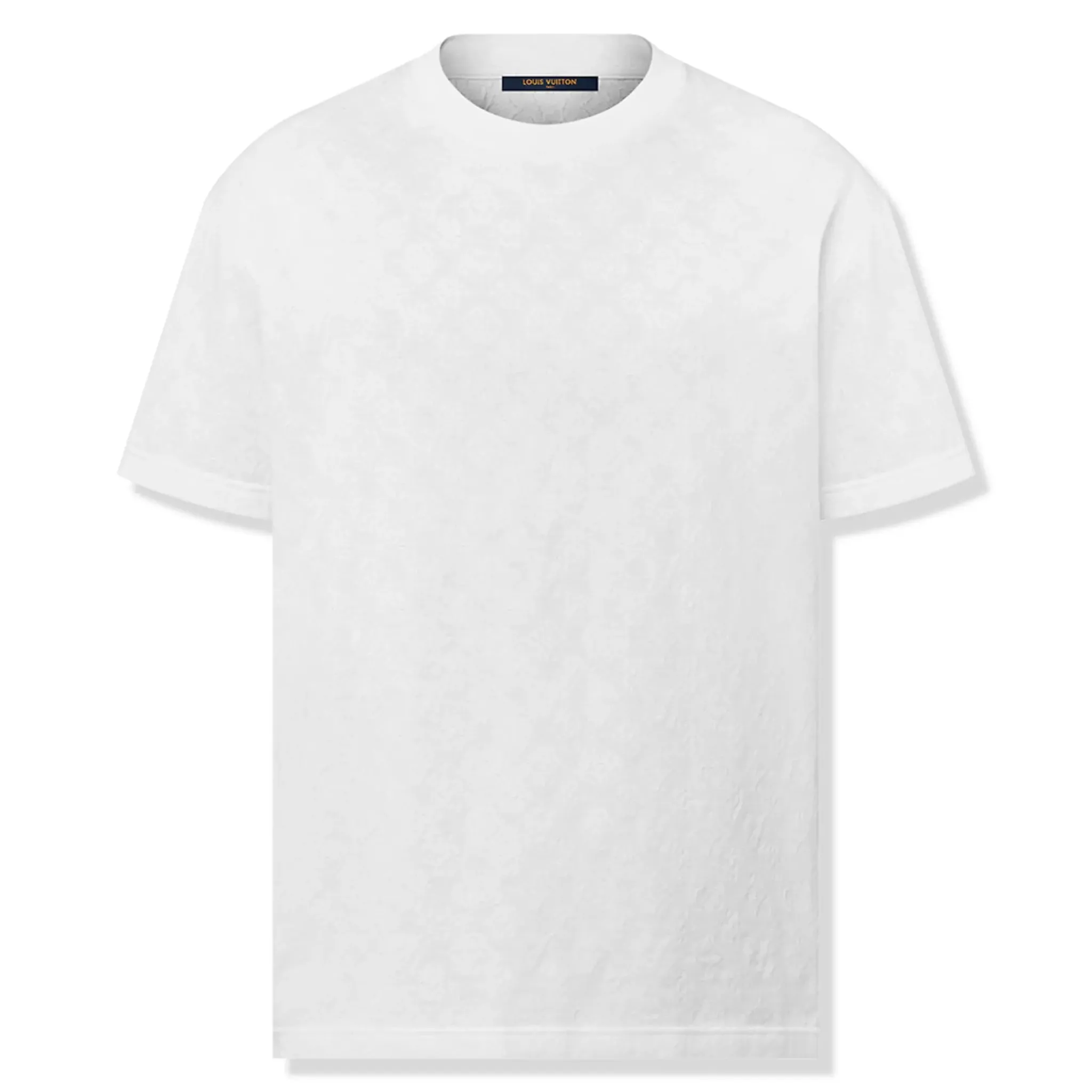 Louis Vuitton Monogram Fil Coupe Cotton White T Shirt< T-shirts