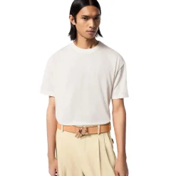 Louis Vuitton Monogram Fil Coupe Cotton White T Shirt< T-shirts