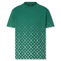 Louis Vuitton Monogram Gradient Cotton Green T Shirt< T-shirts
