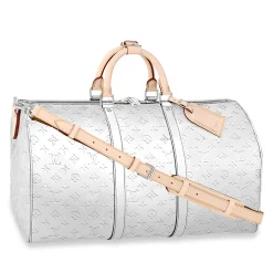 Louis Vuitton Monogram Mirror Keepall 50< Keepalls