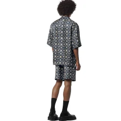 Louis Vuitton Monogram Silk Short Sleeved Shirt< Shirts