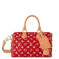 Louis Vuitton Monogram Speedy P9 Red Bandoulière 25< Cross Body Bags|Bags
