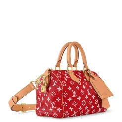 Louis Vuitton Monogram Speedy P9 Red Bandoulière 25< Cross Body Bags|Bags