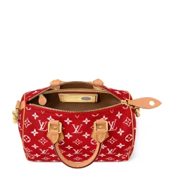 Louis Vuitton Monogram Speedy P9 Red Bandoulière 25< Cross Body Bags|Bags