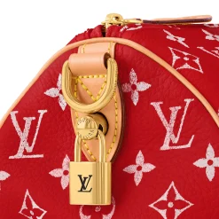 Louis Vuitton Monogram Speedy P9 Red Bandoulière 25< Cross Body Bags|Bags