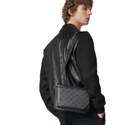 Louis Vuitton Monogram Trio Messenger Bag Black Grey< Cross Body Bags|Bags