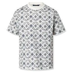 Louis Vuitton Monogram White Deep Black T Shirt< T-shirts