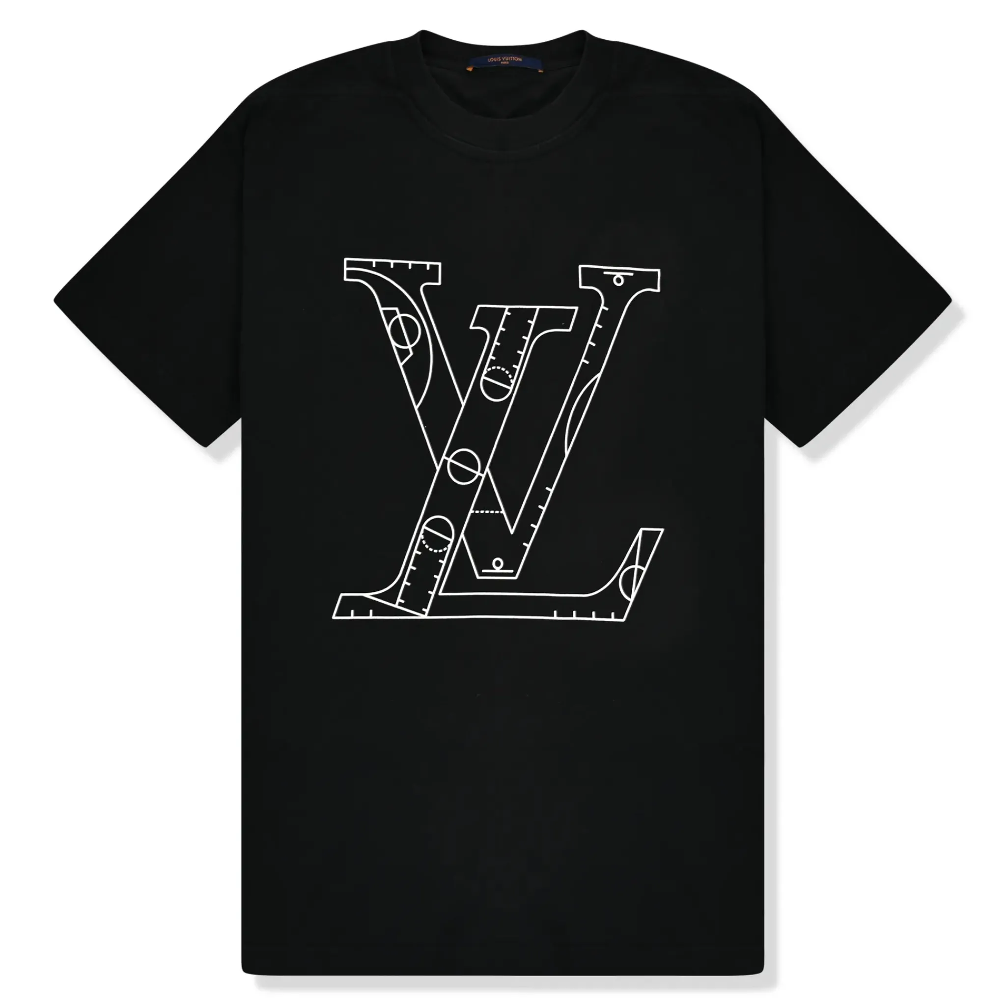 Louis Vuitton NBA Black T Shirt< T-shirts
