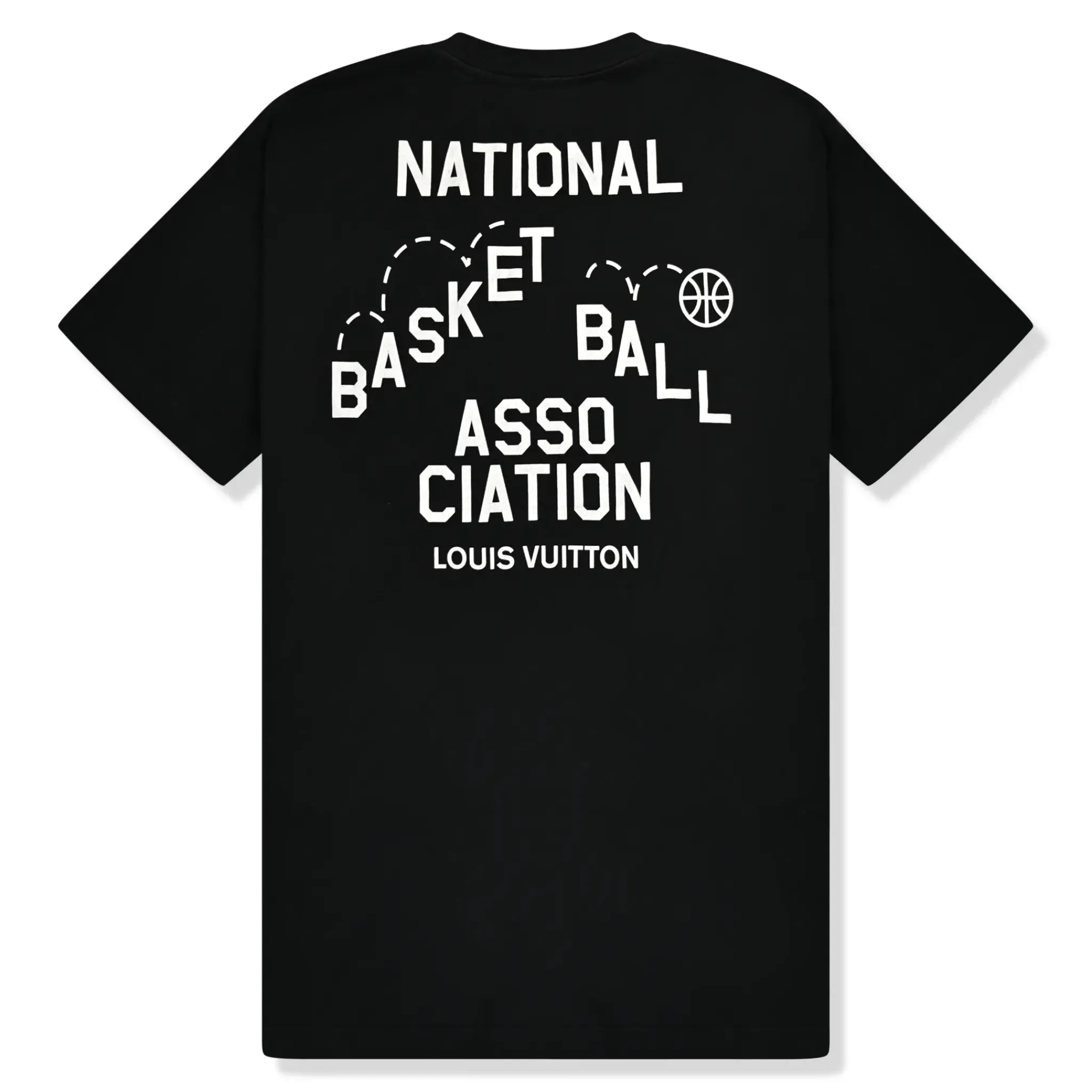 Louis Vuitton NBA Black T Shirt< T-shirts