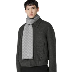 Louis Vuitton Néo Petit Damier Grey Beanie & Scarf< Hats & Caps