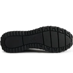 Louis Vuitton Run Away Black Silver Iridecscent Sneaker< Black Trainers|Designer Trainers