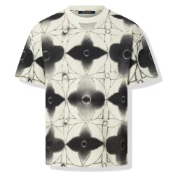 Louis Vuitton Shibori Printed Tie-Dye Dark Grey T Shirt< T-shirts
