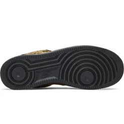 Louis Vuitton x Nike Air Force 1 Low Metallic Gold< Designer Trainers