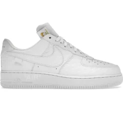 Louis Vuitton x Nike Air Force 1 Low White< White Trainers|Designer Trainers
