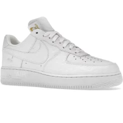Louis Vuitton x Nike Air Force 1 Low White< White Trainers|Designer Trainers