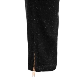 Lusso Sparkled Denim Jet Black Jeans< Jeans|Bottoms