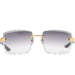 Maybach Eyewear The Artist III P-WCW-Z25 Custom Black Grey Diamond Cut Sunglasses< Sunglasses