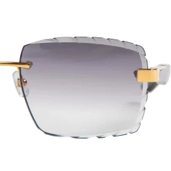 Maybach Eyewear The Artist III P-WCW-Z25 Custom Black Grey Diamond Cut Sunglasses< Sunglasses