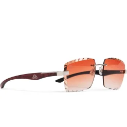 Maybach Eyewear The Artist III P-WBZ-Z25 Custom Brown Fade Diamond Cut Sunglasses< Sunglasses