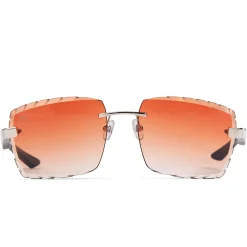 Maybach Eyewear The Artist III P-WBZ-Z25 Custom Brown Fade Diamond Cut Sunglasses< Sunglasses