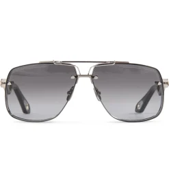 Maybach Eyewear The King II P-HT-Z63 Platinum Grey Gradient Sunglasses< Sunglasses