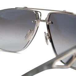 Maybach Eyewear The King II P-HT-Z63 Platinum Grey Gradient Sunglasses< Sunglasses