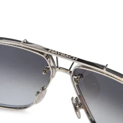 Maybach Eyewear The King II P-HT-Z63 Platinum Grey Gradient Sunglasses< Sunglasses