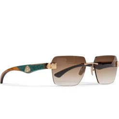 Maybach Eyewear The Magic I MG-WDE-M09 Gold Brown Sunglasses< Sunglasses