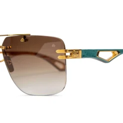 Maybach Eyewear The President I G-WCZ-M09 Gold Light Bronze Gradient Sunglasses< Sunglasses