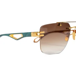 Maybach Eyewear The President I G-WCZ-M09 Gold Light Bronze Gradient Sunglasses< Sunglasses