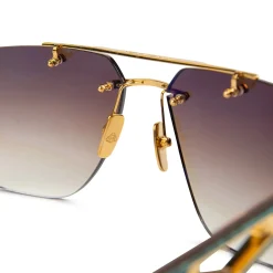 Maybach Eyewear The President I G-WCZ-M09 Gold Light Bronze Gradient Sunglasses< Sunglasses