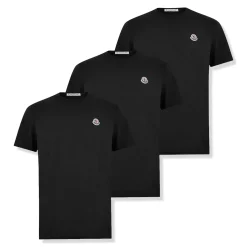 Moncler 3 Pack Black T Shirt< T-shirts