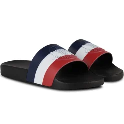 Moncler Basile Black Sliders< Black Trainers|Sandals & Slides