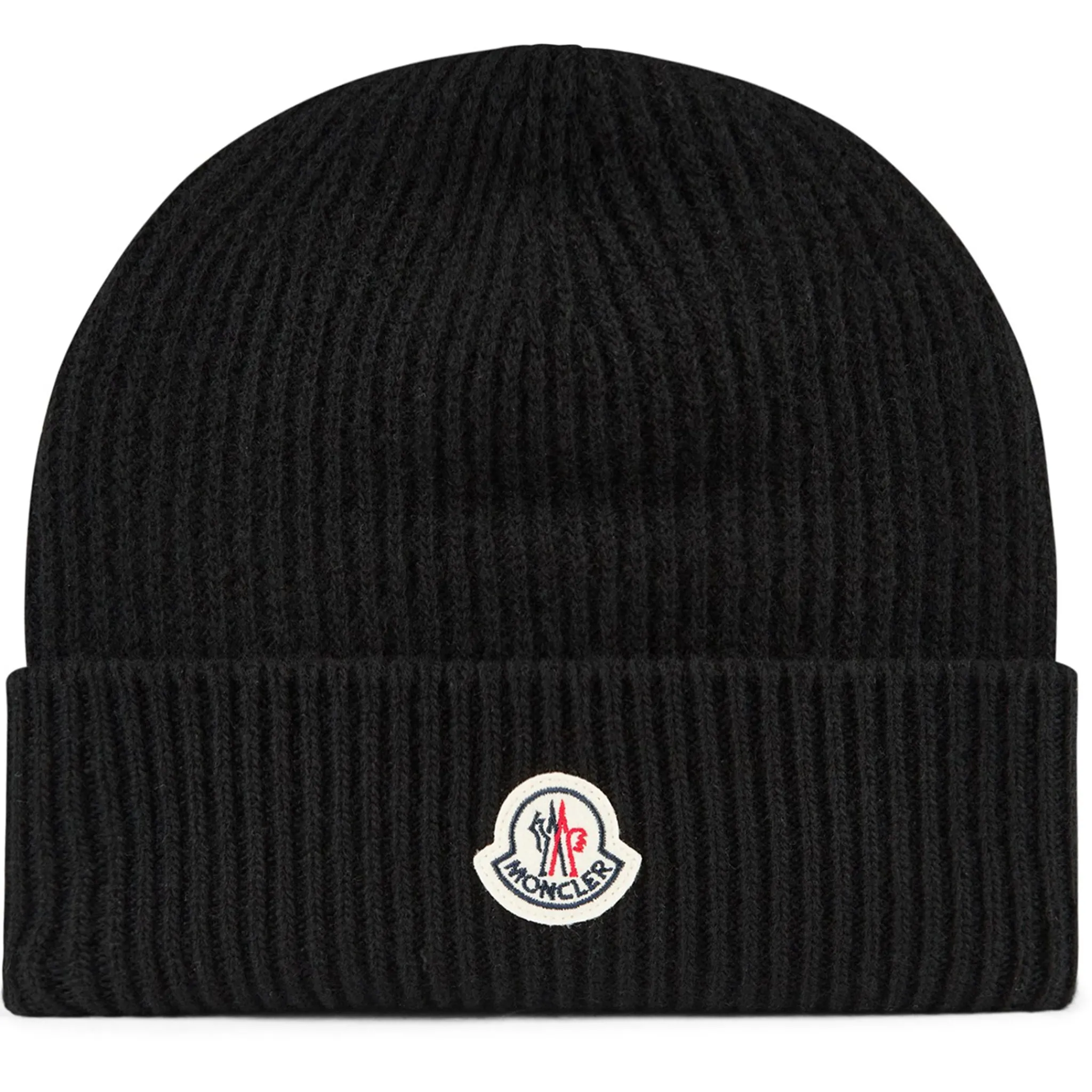 Moncler Logo Black Beanie< Hats & Caps
