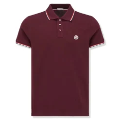 Moncler Maglia Burgundy Polo Shirt< Polo Shirts