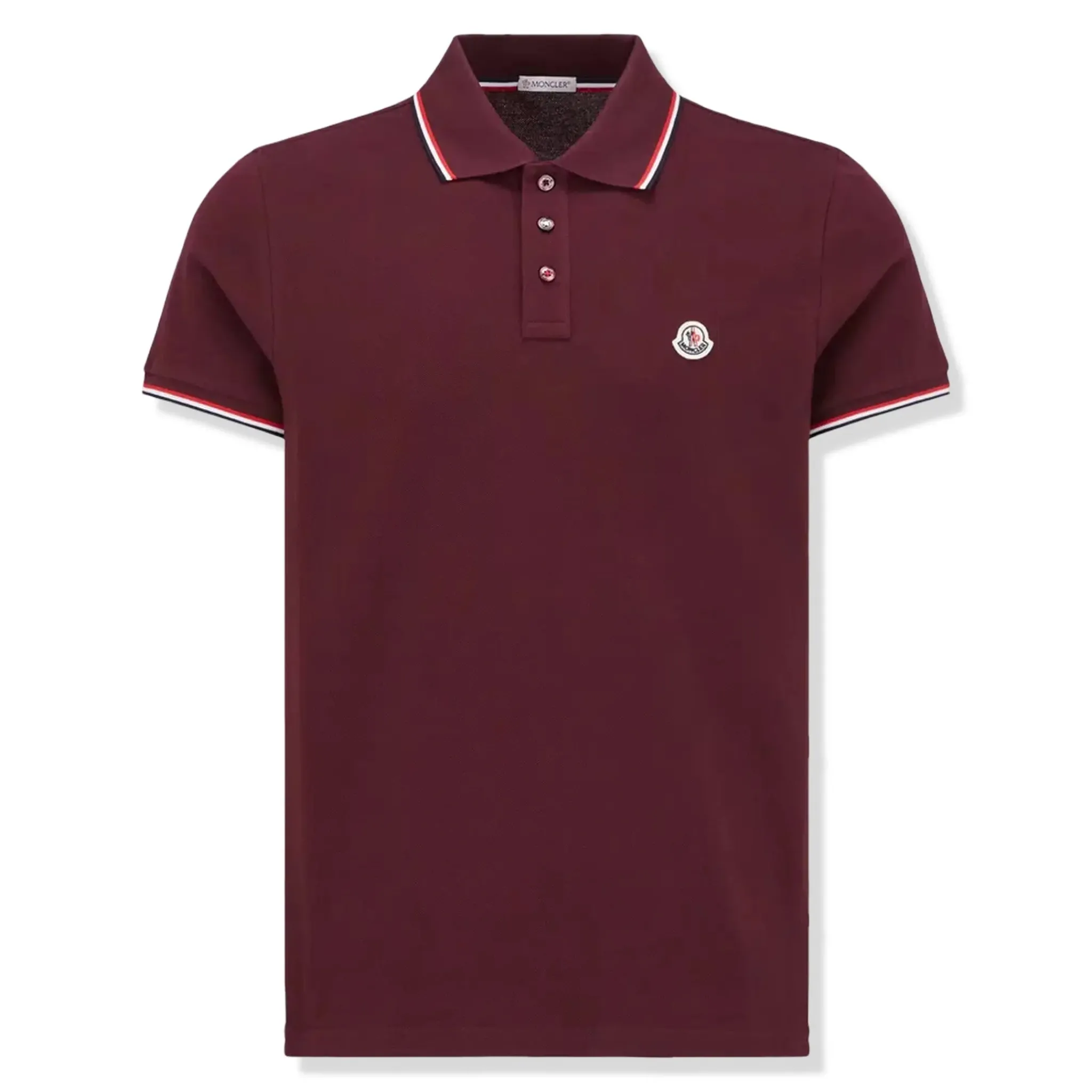 Moncler Maglia Burgundy Polo Shirt< Polo Shirts