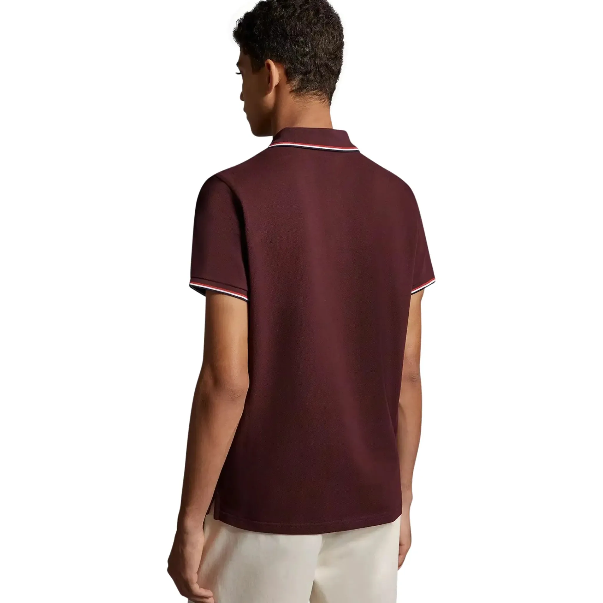 Moncler Maglia Burgundy Polo Shirt< Polo Shirts