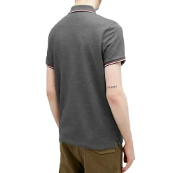 Moncler Maglia Dark Grey Polo Shirt< Polo Shirts