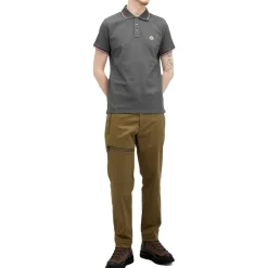 Moncler Maglia Dark Grey Polo Shirt< Polo Shirts