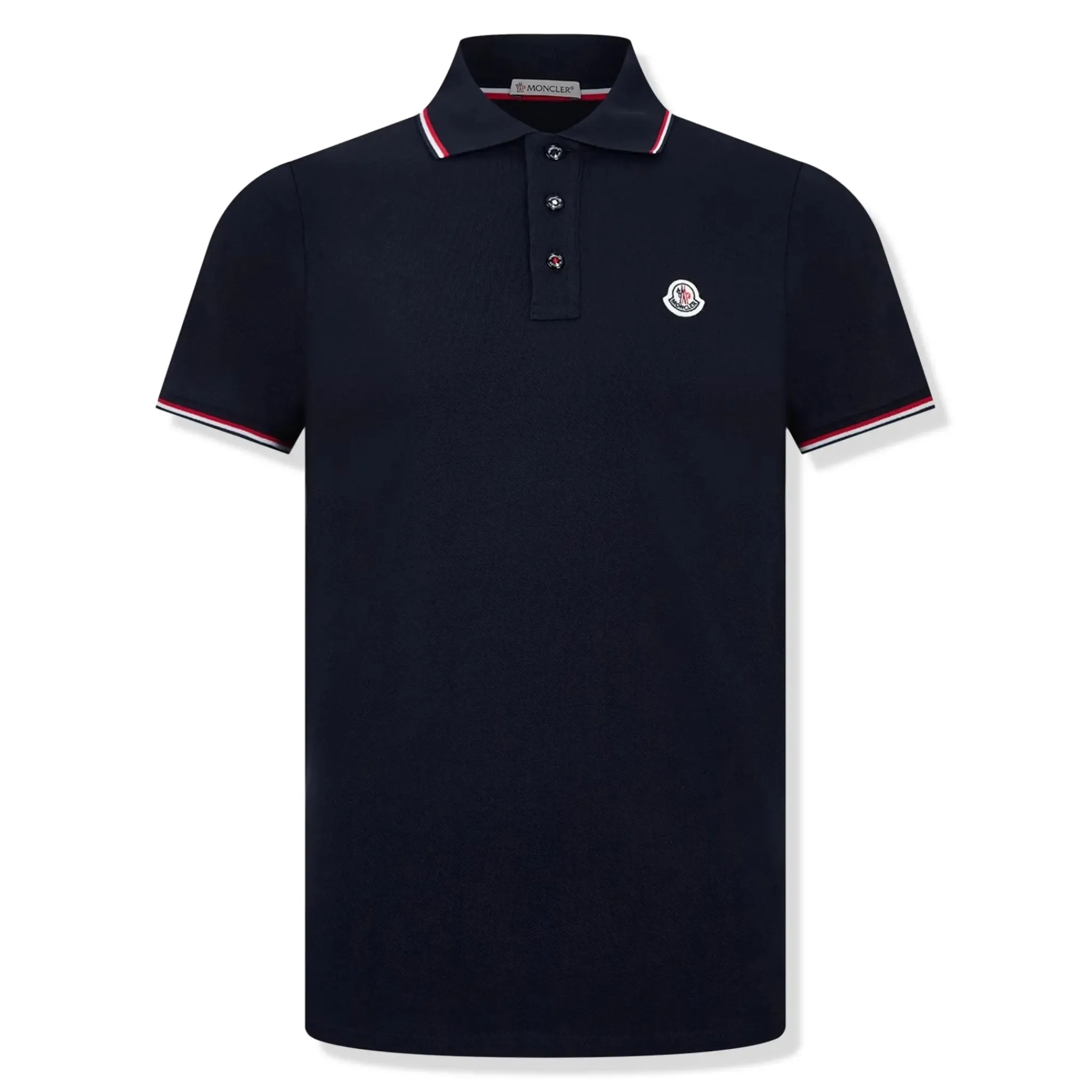 Moncler Maglia Indigo Blue Polo Shirt< Polo Shirts
