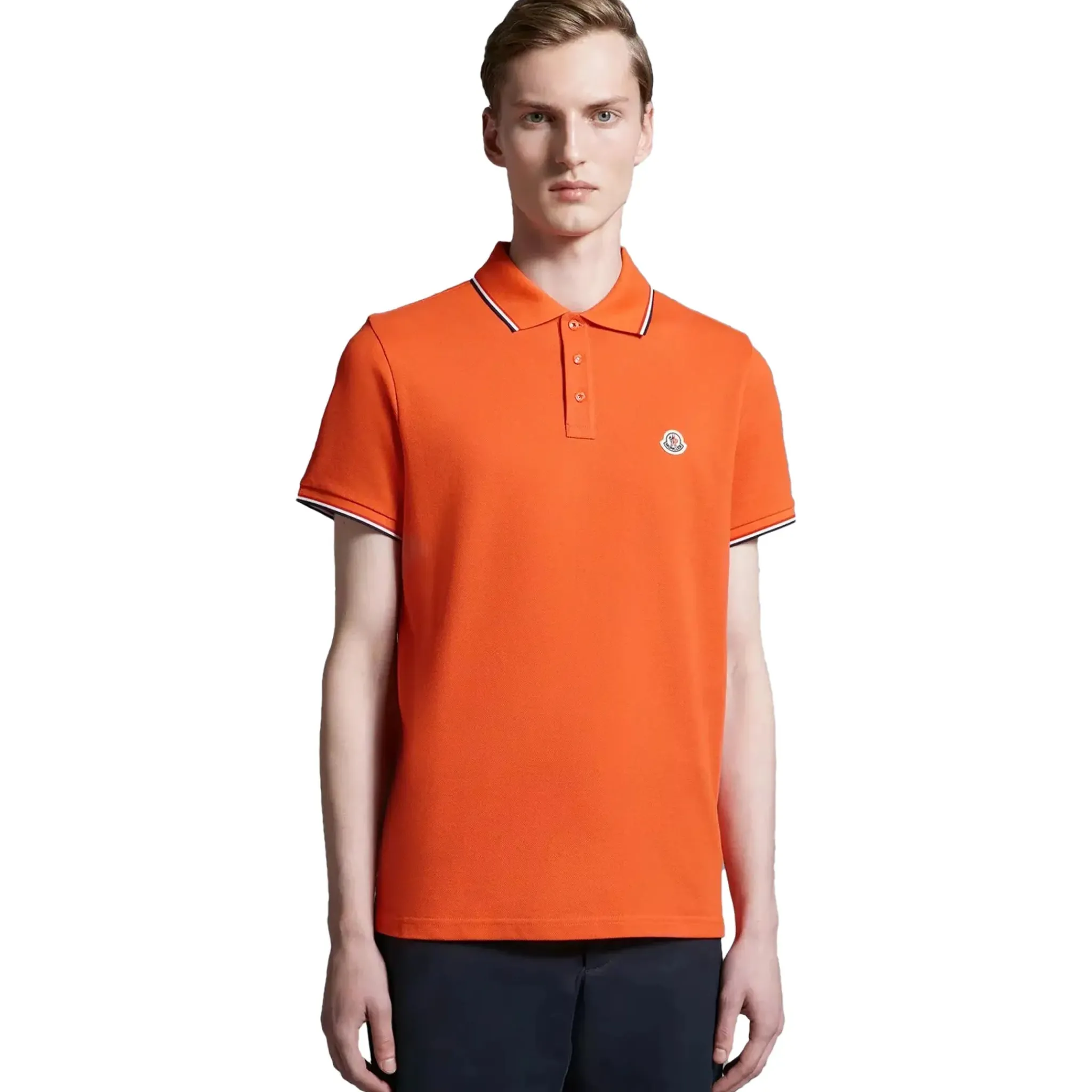 Moncler Maglia Orange Polo Shirt< Polo Shirts