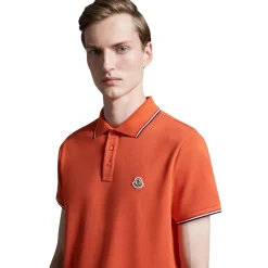 Moncler Maglia Orange Polo Shirt< Polo Shirts