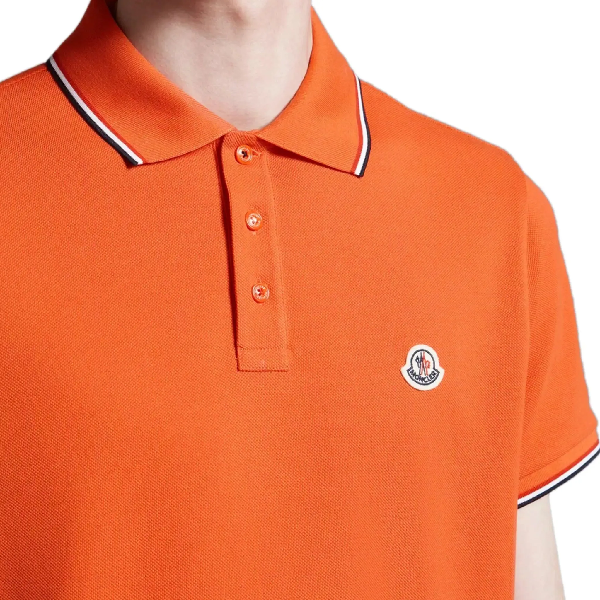 Moncler Maglia Orange Polo Shirt< Polo Shirts