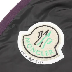 Moncler x Palm Angels Striped Nylon Black Track Pants< Bottoms|Sweatpants