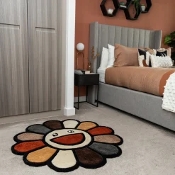 Project Crepslocker Murakami Custom Handmade Multicolour Rug< Rugs & Mats|Designer Home Accessories