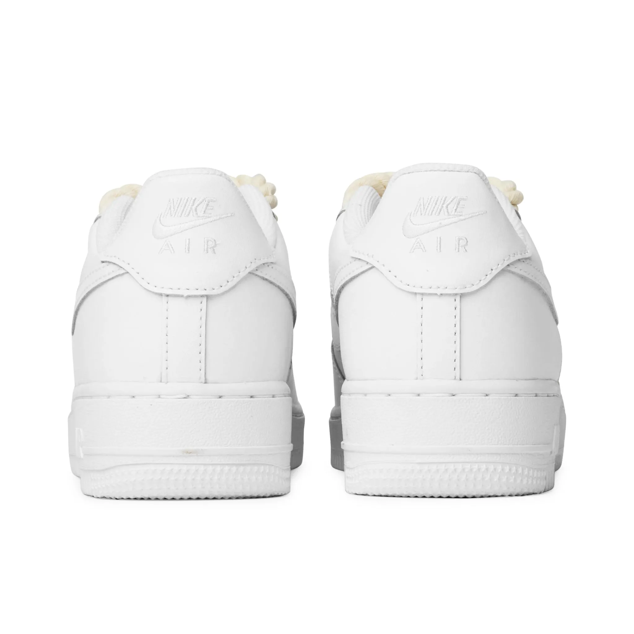 Nike Air Force 1 Low Rope Lace White Cream (GS)< White Trainers|Trainers