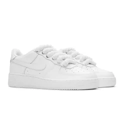 Nike Air Force 1 Low Rope Lace White (GS)< White Trainers|Trainers