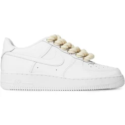Nike Air Force 1 Low Rope Lace White< White Trainers|Trainers