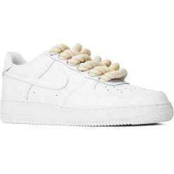 Nike Air Force 1 Low Rope Lace White< White Trainers|Trainers